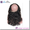 8A brasilianische Körperwelle 360 ​​Spitze Frontals mit Baby Haar 360 Spitze reines Haar 360 Spitze Frontal Schließung